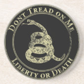 Treten Sie nicht auf mir Getränkeuntersetzer (Vorne)