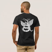 "Treten Sie nicht auf mir" grafischen T - Shirt (Schwarz voll)