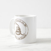 Treten Sie nicht auf mir Kaffeetasse (Vorderseite Links)