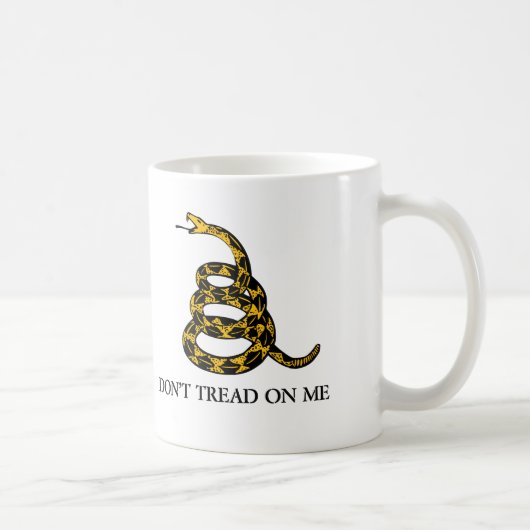 treten Sie nicht auf mir - Kaffeetasse (Rechts)
