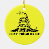 Treten Sie nicht auf mir Keramikornament (Hinten)