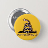 Treten Sie nicht auf mir Knopf Button (Vorne & Hinten)