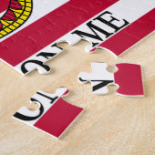 Treten Sie nicht auf mir - Marine-Jack-Flagge Puzzle (Seite)