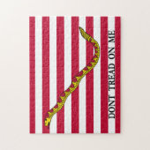 Treten Sie nicht auf mir - Marine-Jack-Flagge Puzzle (Vertikal)