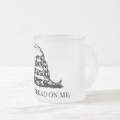 Treten Sie nicht auf mir Mattglastasse (VorderseiteRechts)