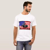 Treten Sie nicht auf mir mit Flagge T-Shirt (Vorne ganz)
