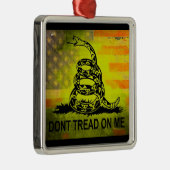 Treten Sie nicht auf mir Ornament Aus Metall (Rechts)