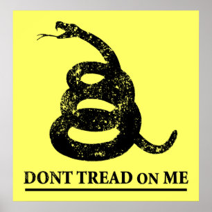 Treten Sie nicht auf mir Poster