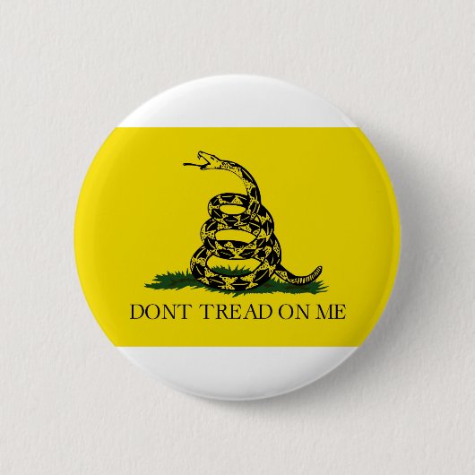 Treten Sie nicht auf mir revolutionäre Button (Vorderseite)