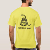 Treten Sie nicht auf mir Shirt (Rückseite)