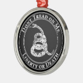 Treten Sie nicht auf mir Silbernes Ornament (Links)