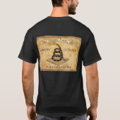 Treten Sie nicht auf mir T-Shirt (Rückseite)