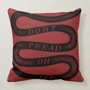Treten Sie nicht auf mir Vintages Gadsden Kissen