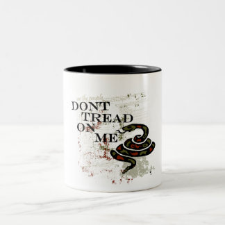 Treten Sie nicht auf mir Zweifarbige Tasse