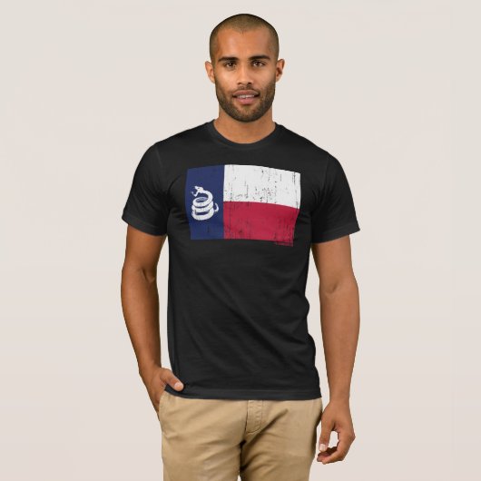 "Treten Sie nicht auf Texas" T - Shirt (Vorne ganz)