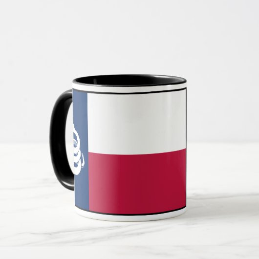 "Treten Sie nicht auf Texas" Tasse (Vorderseite Links)