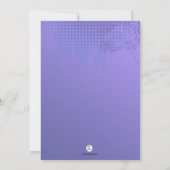 Treten Sie oben Ihr Fuß-weibliches Einladung (Rückseite)