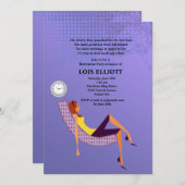 Treten Sie oben Ihr Fuß-weibliches Einladung (Vorne/Hinten)