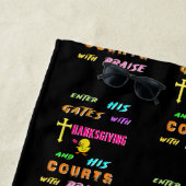 Treten Sie sein Gates Chick November Cross Ernteda Strandtuch (Beispiel)