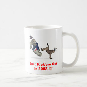 Treten Sie sie einfach heraus im Jahre 2008!!!! Kaffeetasse