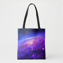 Treten Sie stilvoll auf mit einer fernen Galaxie a Tasche