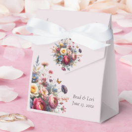 Treten Sie uns bei, wie wir "I Do" mit schönen Flo Geschenkschachtel