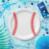 Treten Sie zur Tafel! Teller zum Thema Baseball (Party)