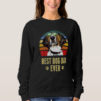 Treten Walker Coonhound Der beste Vater je Retro S Sweatshirt