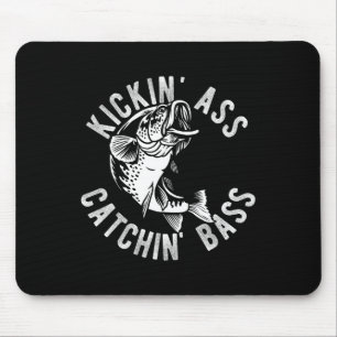 Tretend Fangend Byss Angeln Fischer Angler Tr Mousepad