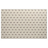 Tretender Walker Coonhound Hund bräunlich Stoff (Fat Quarter (45,7 x 55,9 cm))