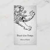 Tretenlöwe Texturblick Visitenkarte (Vorderseite)