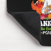Tretet ein durch seine Tore mit Dank Ps 100,4 Bibe Mousepad (Ecke)