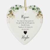 Tretmutter der Braut Grünes Wasser Farbe Keramik Ornament (Rechts)