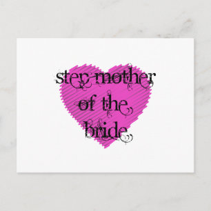 Tretmutter der Braut Postkarte
