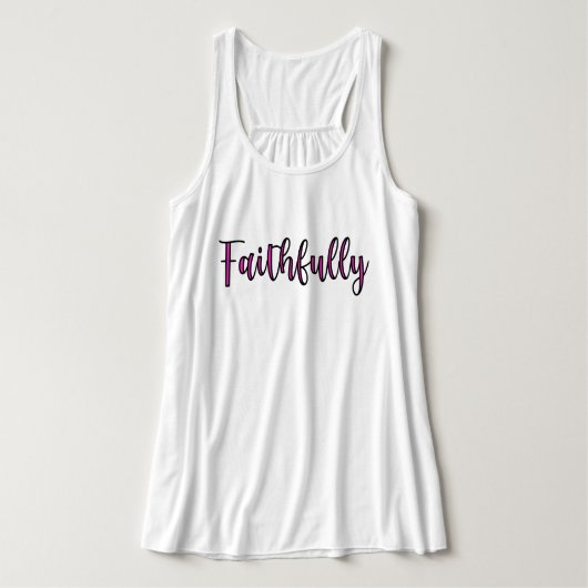 Treu ergeben tank top (Design Vorderseite)
