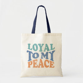 Treu meinem Frieden Tote Bag Tragetasche