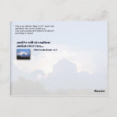 Treu, um dich zu schützen postkarte (Rückseite)