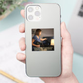 Treu zu leben genügt aufkleber (Telefon)