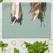 Treue der Enten Geschirrtuch (Gefaltet)