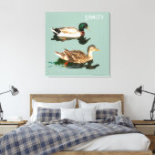 Treue der Enten Leinwanddruck (Insitu (Schlafzimmer))