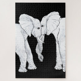 Treue Elefanten Puzzle