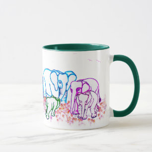 Treue Elefanten Tasse