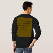 Treue Frucht des Geistes blk Langarm T-Shirt (Schwarz voll)