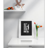 Treue: Inspiration 1 Peter 5:7 Poster