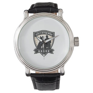 Treue jenseits von Worten Vintage K9 Polizeiabzeic Armbanduhr