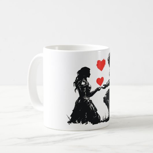 Treue Kaffeetasse (Vorderseite Links)