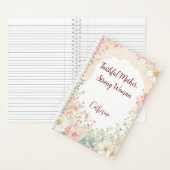 Treue Mutter, starke Frau personalisiert Notizblock (Innen)