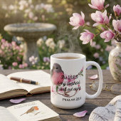 Treue: Psalmen 23:1 Tasse Bird