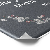 Treue von Hunden - Kunstdruck Poster (Ecke)