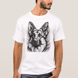Treue wie ein Deutscher Schäferhund-Shirt - Hundel T-Shirt